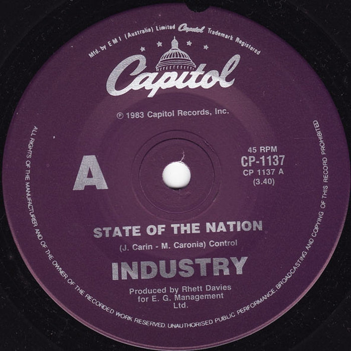 Industry – State Of The Nation (LP, Vinyl Record Album)