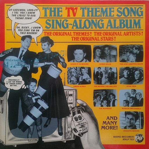Various – The TV Theme Song Sing-Along Album (LP, Vinyl Record Album)