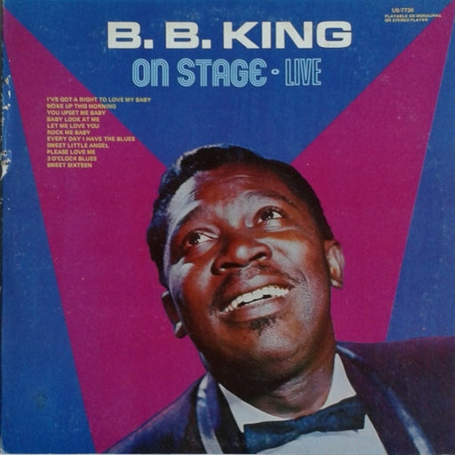 B.B. King – On Stage • Live (LP, Vinyl Record Album)