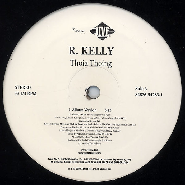 R. Kelly – Thoia Thoing (LP, Vinyl Record Album)
