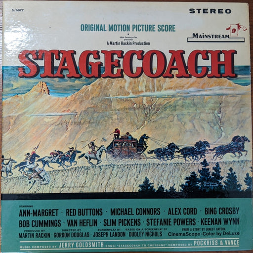 Jerry Goldsmith – Stagecoach (Original Motion Picture Score) (LP, Vinyl Record Album)