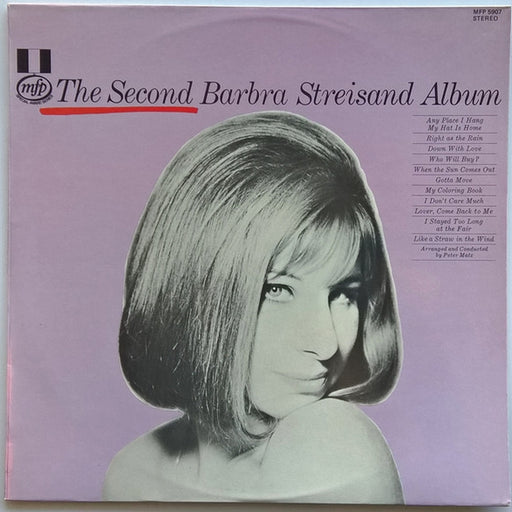 Barbra Streisand – The Second Barbra Streisand Album (LP, Vinyl Record Album)