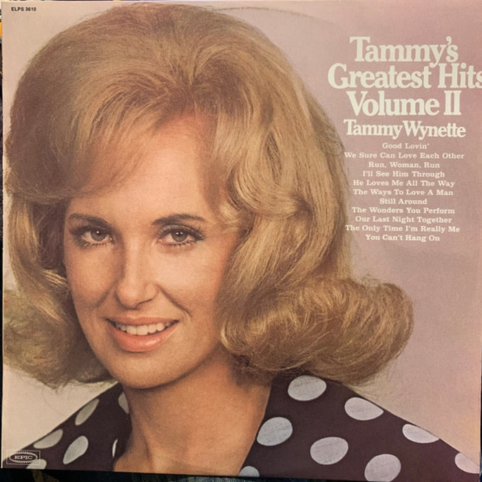 Tammy Wynette – Tammy's Greatest Hits, Volume II (LP, Vinyl Record Album)