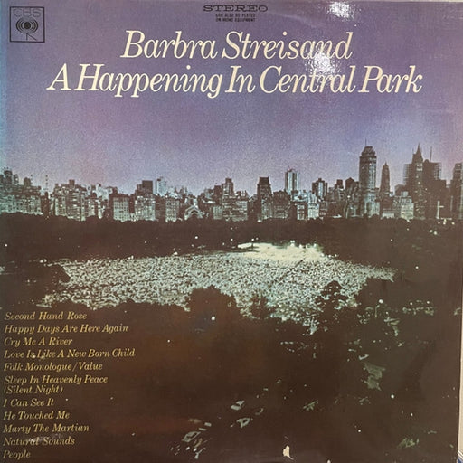 Barbra Streisand – A Happening In Central Park (LP, Vinyl Record Album)