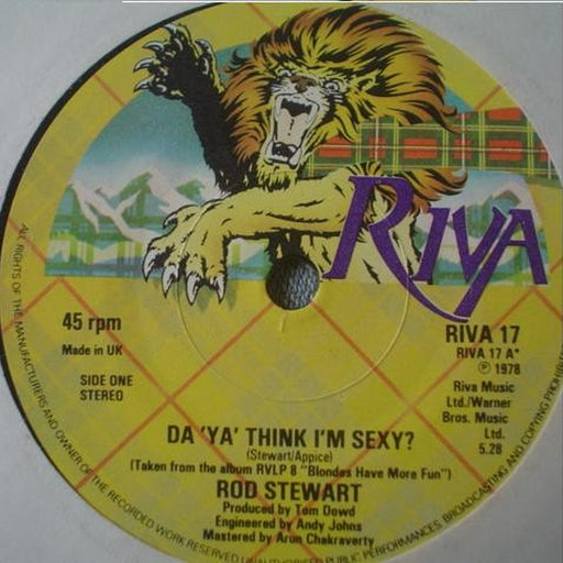 Rod Stewart – Da 'Ya' Think I'm Sexy? (LP, Vinyl Record Album)