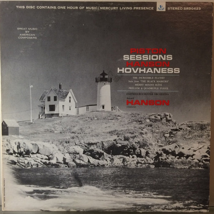 Walter Piston, Roger Sessions, Howard Hanson, Alan Hovhaness, Eastman-Rochester Orchestra – The Incredible Flutist / Suite From "The Black Maskers" / Merry Mount Suite / Prelude & Quadruple Fugue (LP, Vinyl Record Album)