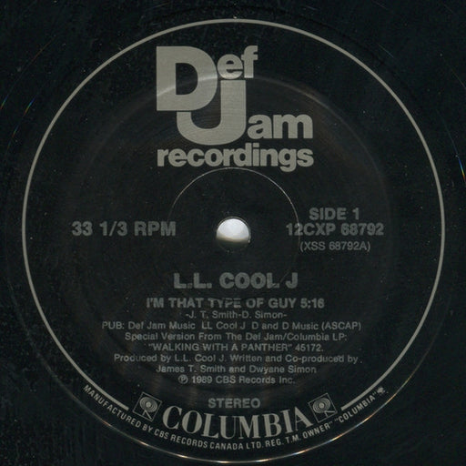 LL Cool J – I'm That Type Of Guy (LP, Vinyl Record Album)