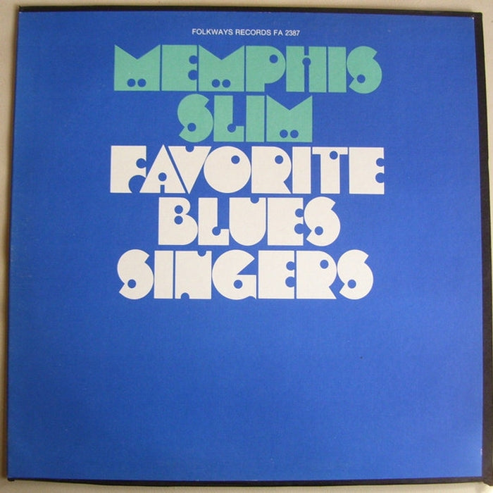 Memphis Slim – Favorite Blues Singers (LP, Vinyl Record Album)