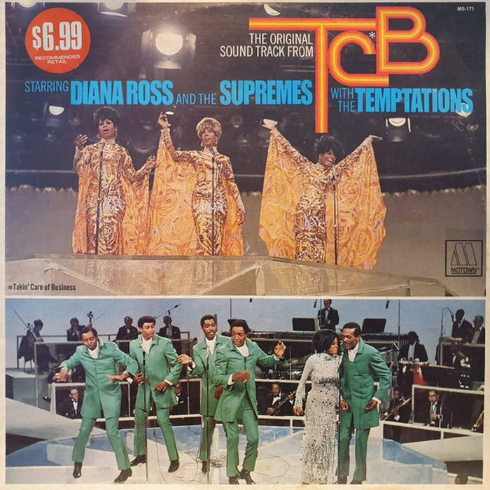 The Supremes, The Temptations – (The Original Soundtrack From) TCB (LP, Vinyl Record Album)