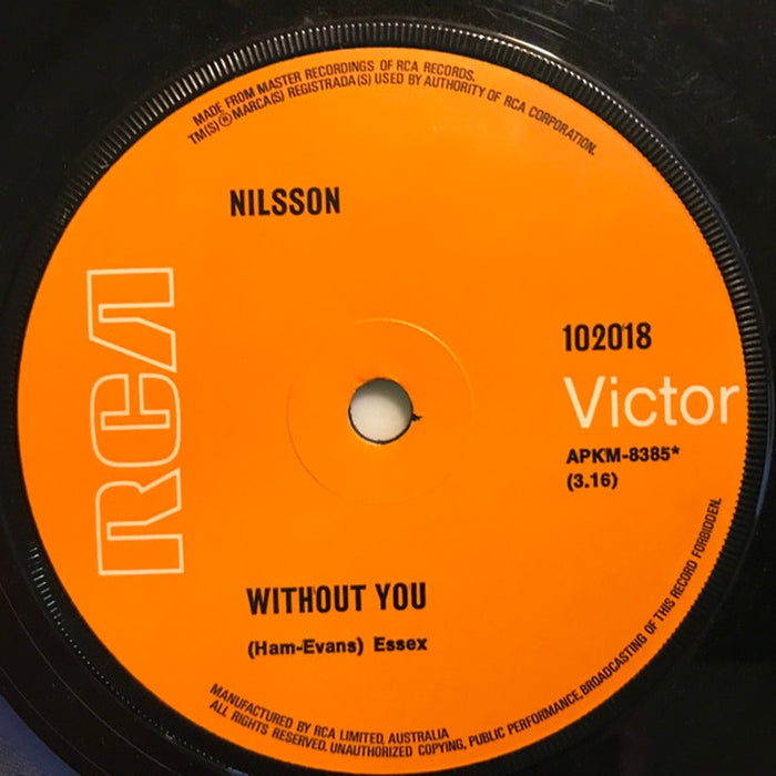 Harry Nilsson – Without You (LP, Vinyl Record Album)