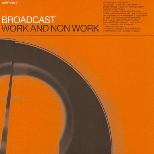 Broadcast – Work And Non Work LP vinyl record, image 1 of 3