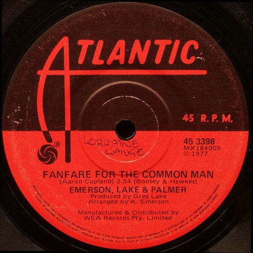 Emerson, Lake & Palmer – Fanfare For The Common Man (LP, Vinyl Record Album)