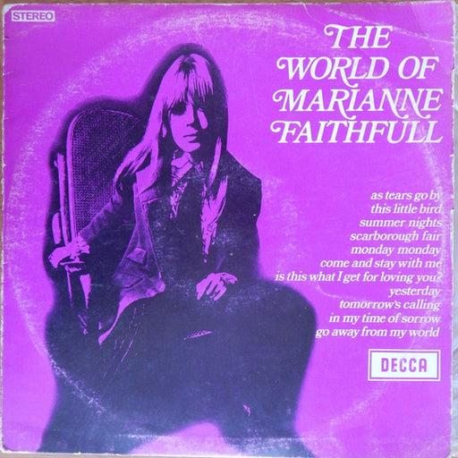 Marianne Faithfull – The World Of Marianne Faithfull (LP, Vinyl Record Album)