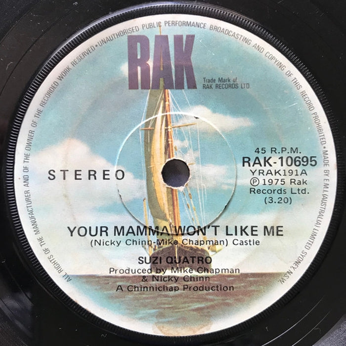 Suzi Quatro – Your Mamma Won't Like Me (LP, Vinyl Record Album)
