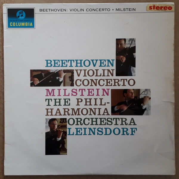 Ludwig van Beethoven, Nathan Milstein, Erich Leinsdorf – Violin Concerto LP vinyl record, image 1 of 5