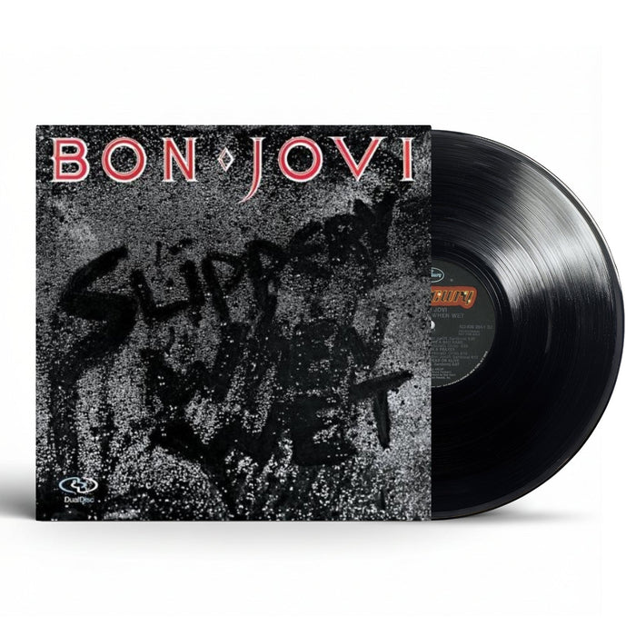 Bon Jovi – Slippery When Wet LP vinyl record, image 2 of 2