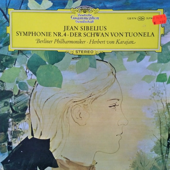 Jean Sibelius, Berliner Philharmoniker, Herbert von Karajan – Symphonie Nr. 4 • Der Schwan Von Tuonela Op. 22 Nr. 3 (LP, Vinyl Record Album)