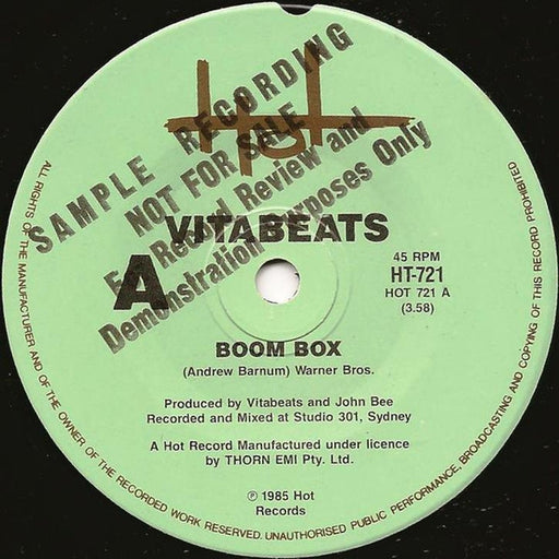 Boom Box – Vitabeats (LP, Vinyl Record Album)