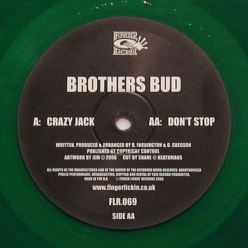 Brothers Bud – Crazy Jack / Don't Stop (LP, Vinyl Record Album)