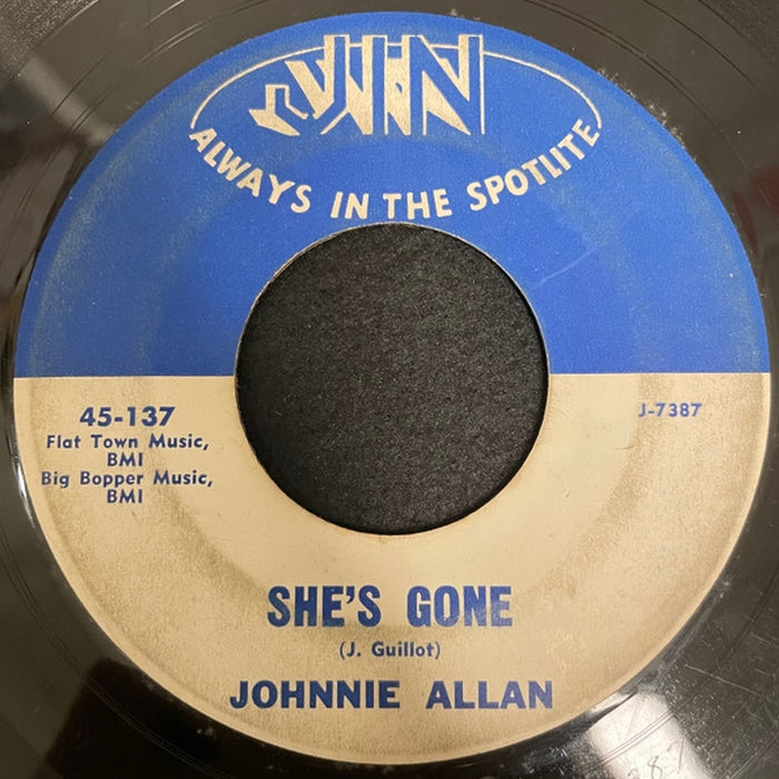 Johnnie Allan – Crying Over You / She’s Gone (LP, Vinyl Record Album)