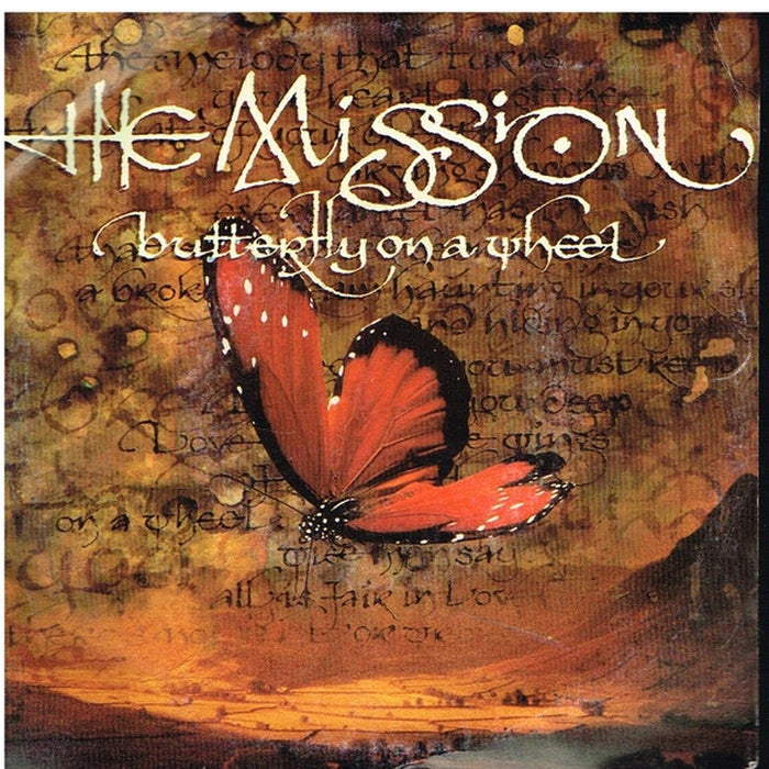The Mission – Butterfly On A Wheel (LP, Vinyl Record Album)