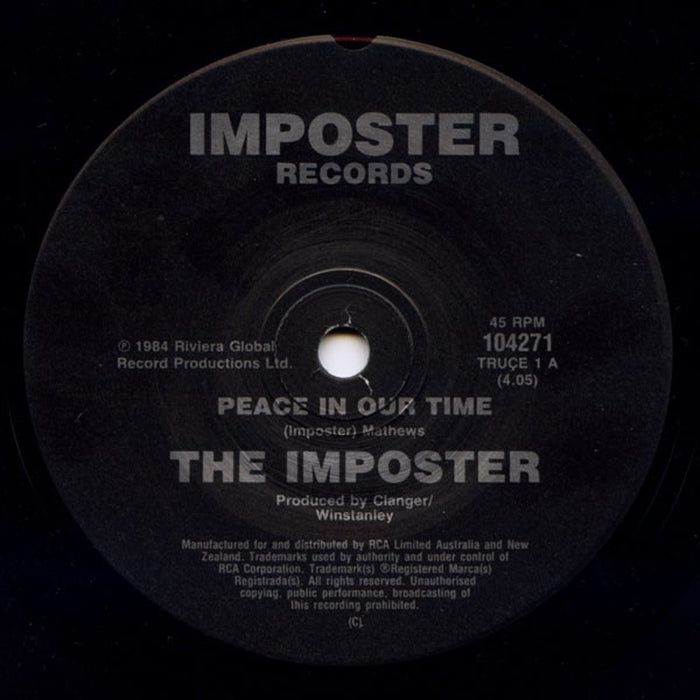The Imposter – Peace In Our Time (LP, Vinyl Record Album)