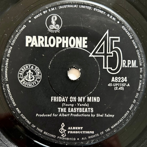 The Easybeats – Friday On My Mind (LP, Vinyl Record Album)