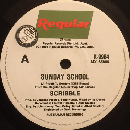 Scribble – Sunday School (LP, Vinyl Record Album)