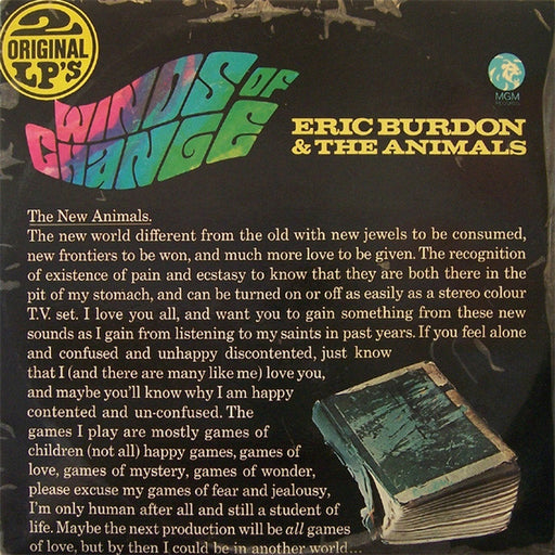 Eric Burdon & The Animals – Winds Of Change / The Twain Shall Meet (LP, Vinyl Record Album)
