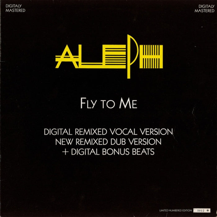 Aleph – Fly To Me (Digital Remixed Vocal Version) (LP, Vinyl Record Album)