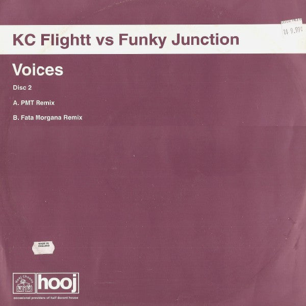 KC Flightt, Funky Junction – Voices 12" vinyl record, image 1 of 3