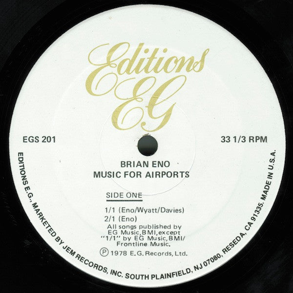 Brian Eno – Ambient 1 (Music For Airports) LP vinyl record, image 4 of 5