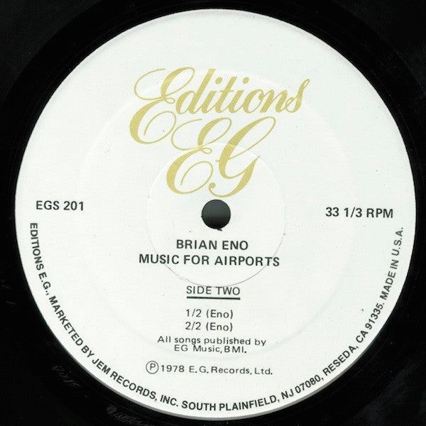 Brian Eno – Ambient 1 (Music For Airports) LP vinyl record, image 5 of 5