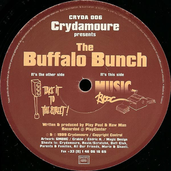 The Buffalo Bunch – T.I.T.T.S. / Music Box 12" vinyl record, image 3 of 5