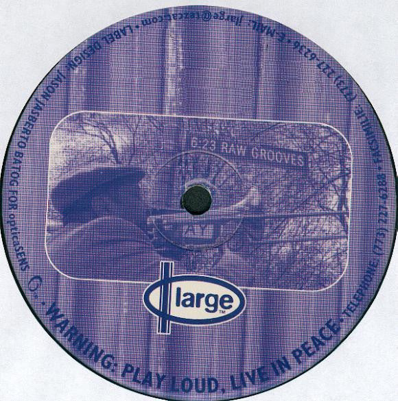 Kerri Chandler – Raw Grooves 3 12" vinyl record, image 2 of 2