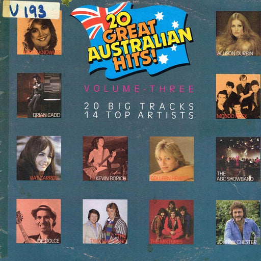 Various – 20 Great Australian Hits Volume Three (LP, Vinyl Record Album)