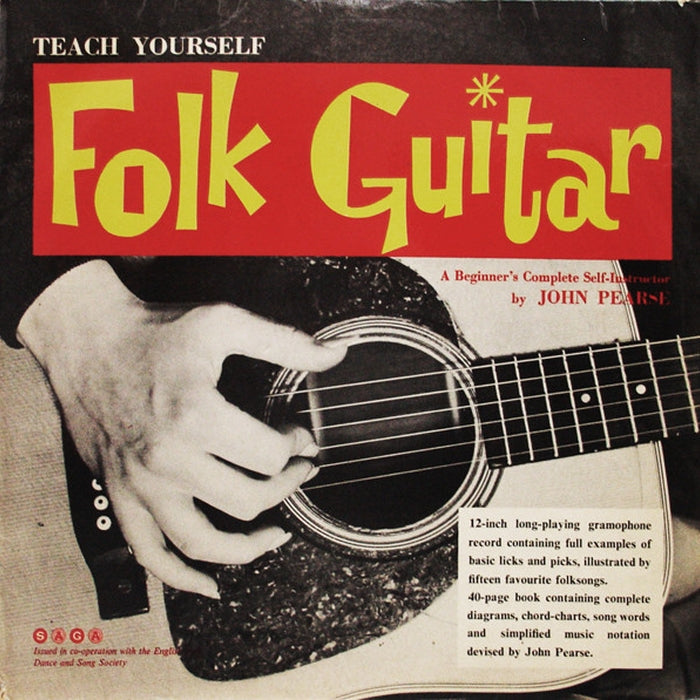 John Pearse – Teach Yourself Folk Guitar (LP, Vinyl Record Album)