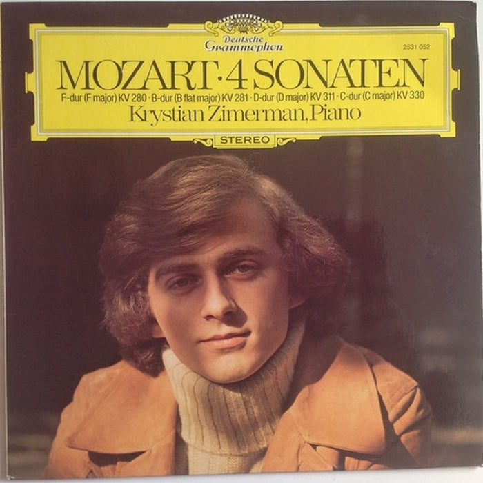 Wolfgang Amadeus Mozart, Krystian Zimerman – 4 Sonaten: F-dur KV 280 · B-dur KV 281 · D-dur KV 311 · C-dur KV 330 (LP, Vinyl Record Album)