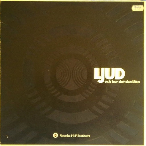 Various – Ljud Och Hur Det Ska Låta (LP, Vinyl Record Album)