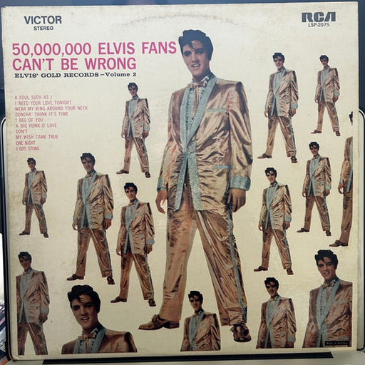 Elvis Presley – 50,000,000 Elvis Fans Can't Be Wrong (Elvis' Gold Records, Vol. 2) (LP, Vinyl Record Album)