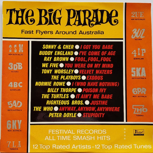 The Big Parade - Fast Flyers Around Australia – Various (LP, Vinyl Record Album)