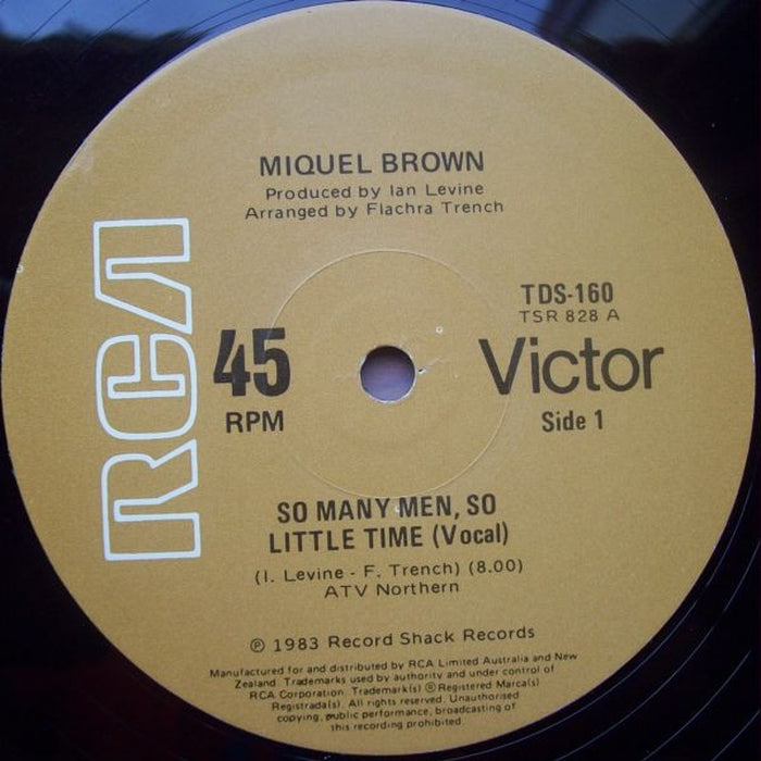 Miquel Brown – So Many Men, So Little Time (LP, Vinyl Record Album)