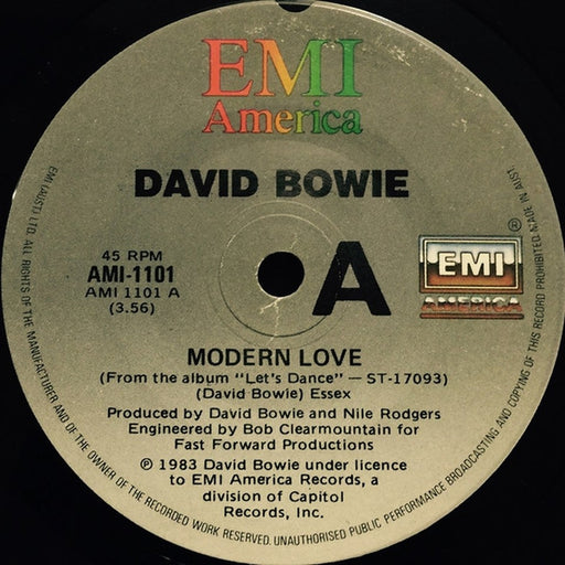 David Bowie – Modern Love (LP, Vinyl Record Album)