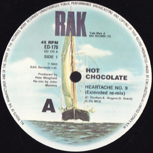 Hot Chocolate – Heartache No. 9 (LP, Vinyl Record Album)