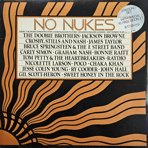 Various – No Nukes - From The Muse Concerts For A Non-Nuclear Future (LP, Vinyl Record Album)