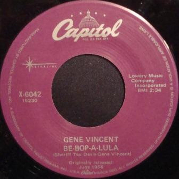 Gene Vincent – Be-Bop-A-Lula (LP, Vinyl Record Album)