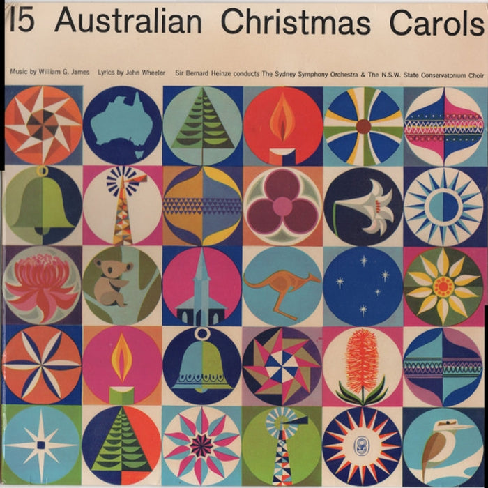 Bernard Heinze, Sydney Symphony Orchestra, New South Wales State Conservatorium Choir – 15 Australian Christmas Carols (LP, Vinyl Record Album)