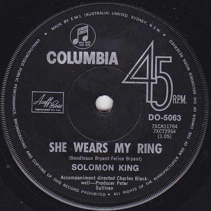 Solomon King – She Wears My Ring (LP, Vinyl Record Album)