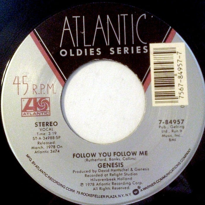 Genesis – Follow You Follow Me / Illegal Alien (LP, Vinyl Record Album)