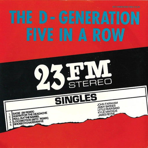 The D-Generation – Five In A Row (LP, Vinyl Record Album)